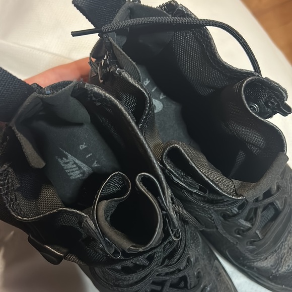 Nike SF Air Force 1 Mid Triple Black Size 13 917753-005 Sneaker Streetwear Shoes - Picture 4 of 8